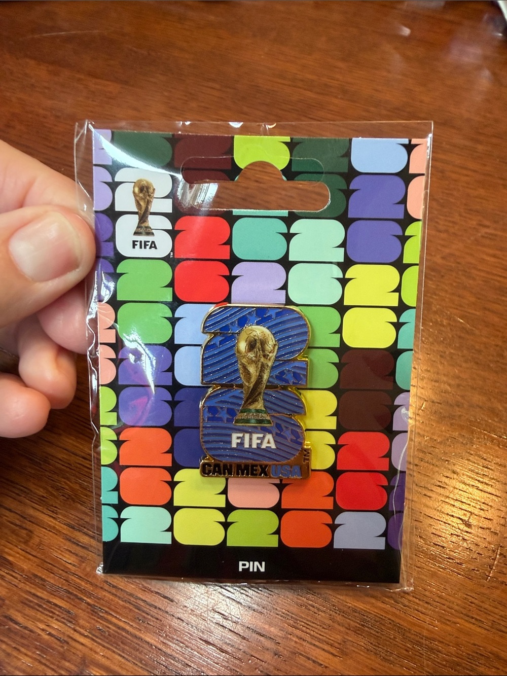 FIFA World Cup 2026 Soccer Commemorative Enamel Pin - Multicolor